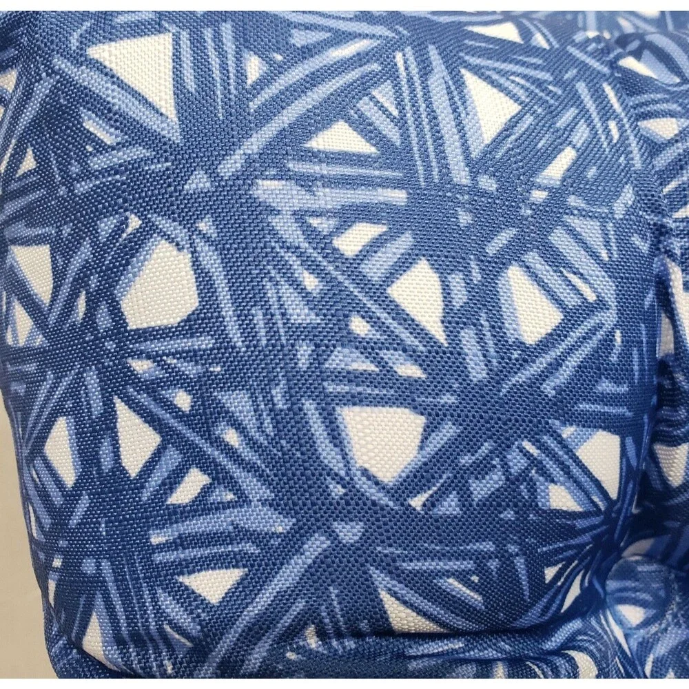 SET OF 2 THICK REVERSIBLE CUSHION CHAIR PADS w/ties (16